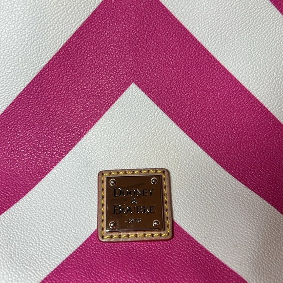 Dooney & Bourke Pebble Leather Crossbody in Fuchsia - Picture 2 of 13